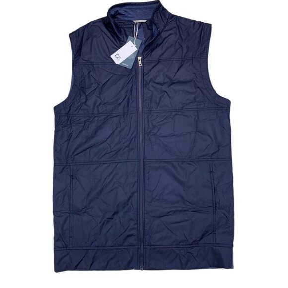 Cutter & Buck Stealth Hybrid Quilted Mens Big and Tall Windbreaker Vest size LT - Picture 1 of 13